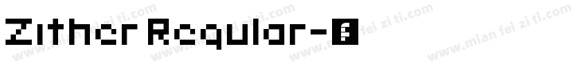 Zither Regular字体转换